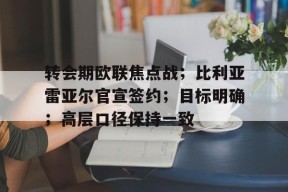 转会期欧联焦点战；比利亚雷亚尔官宣签约；目标明确；高层口径保持一致的简单介绍-满冠体育